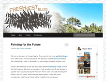 Tablet Screenshot of freshnestblog.com